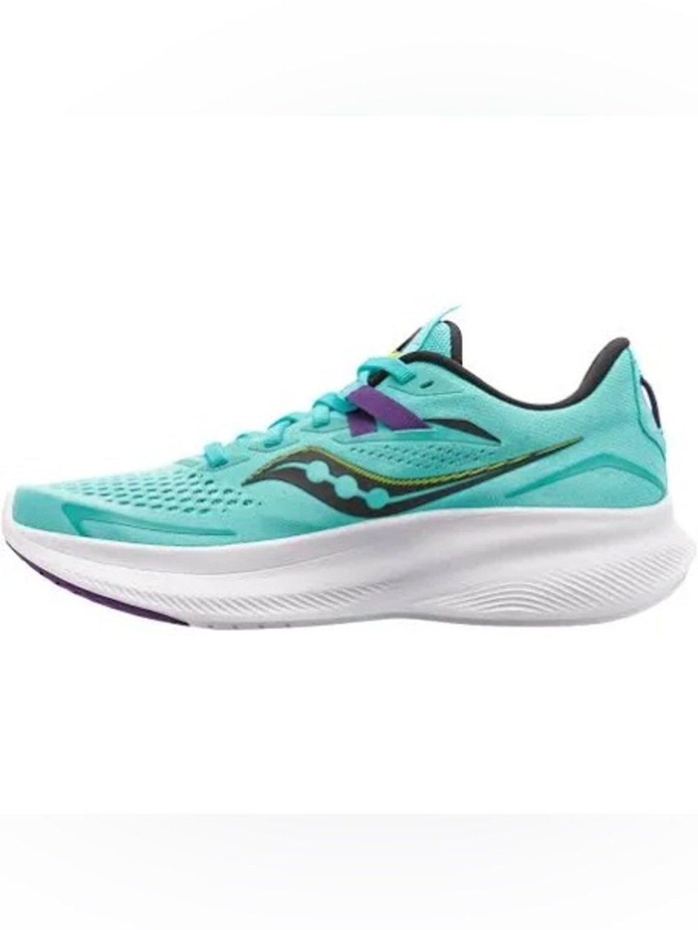 Saucony Ride 15 Cool Mint Acid Aqua Running Shoes Women's Sz 6.5